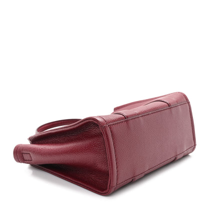 Marc Jacobs Grained Calfskin Small The Tote Bag Cherry 4 of 10