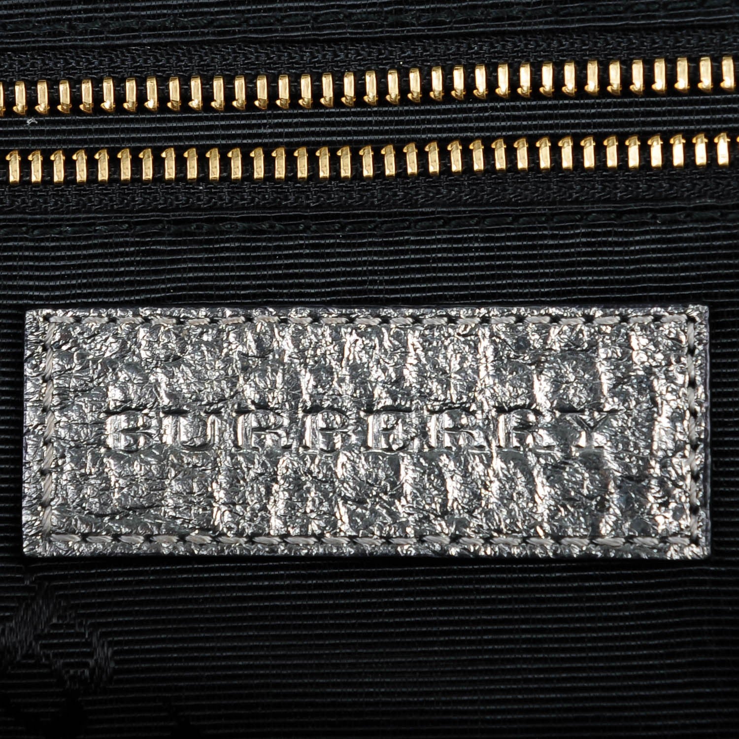 Burberry Heritage Grain Small Orchard Bowling Bag Silver 6 of 10