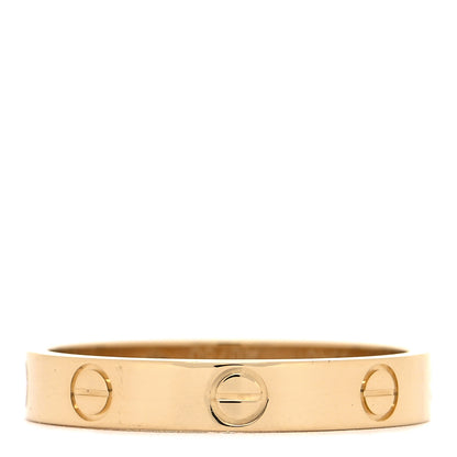 Cartier 18K Yellow Gold 3.5mm LOVE Wedding Band Ring 58 8.25 1 of 4