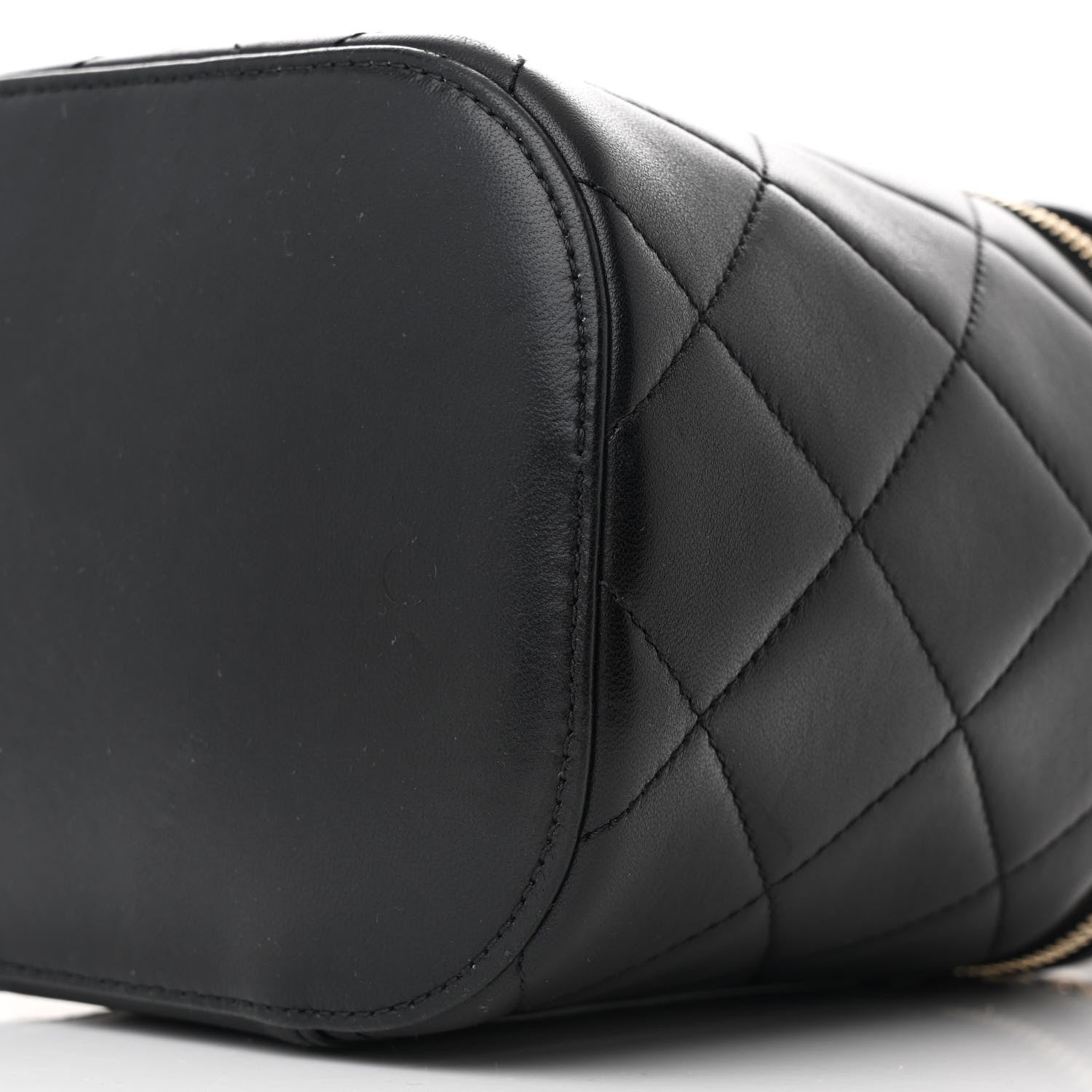Chanel Lambskin Quilted Trendy Vanity Case Black 10 of 11