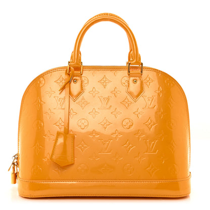 Louis Vuitton Vernis Alma PM Jaune Passion 1 of 11