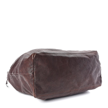 Chanel Distressed Caviar XL Coco Cabas Brown 5 of 12