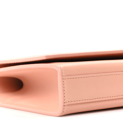 Saint Laurent Calfskin Classic Monogram Cassandre Clutch Blush 9 of 10