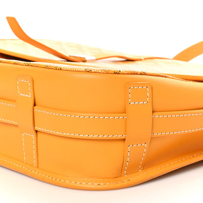 Goyard Goyardine Belvedere II MM Messenger Bag Yellow 9 of 10