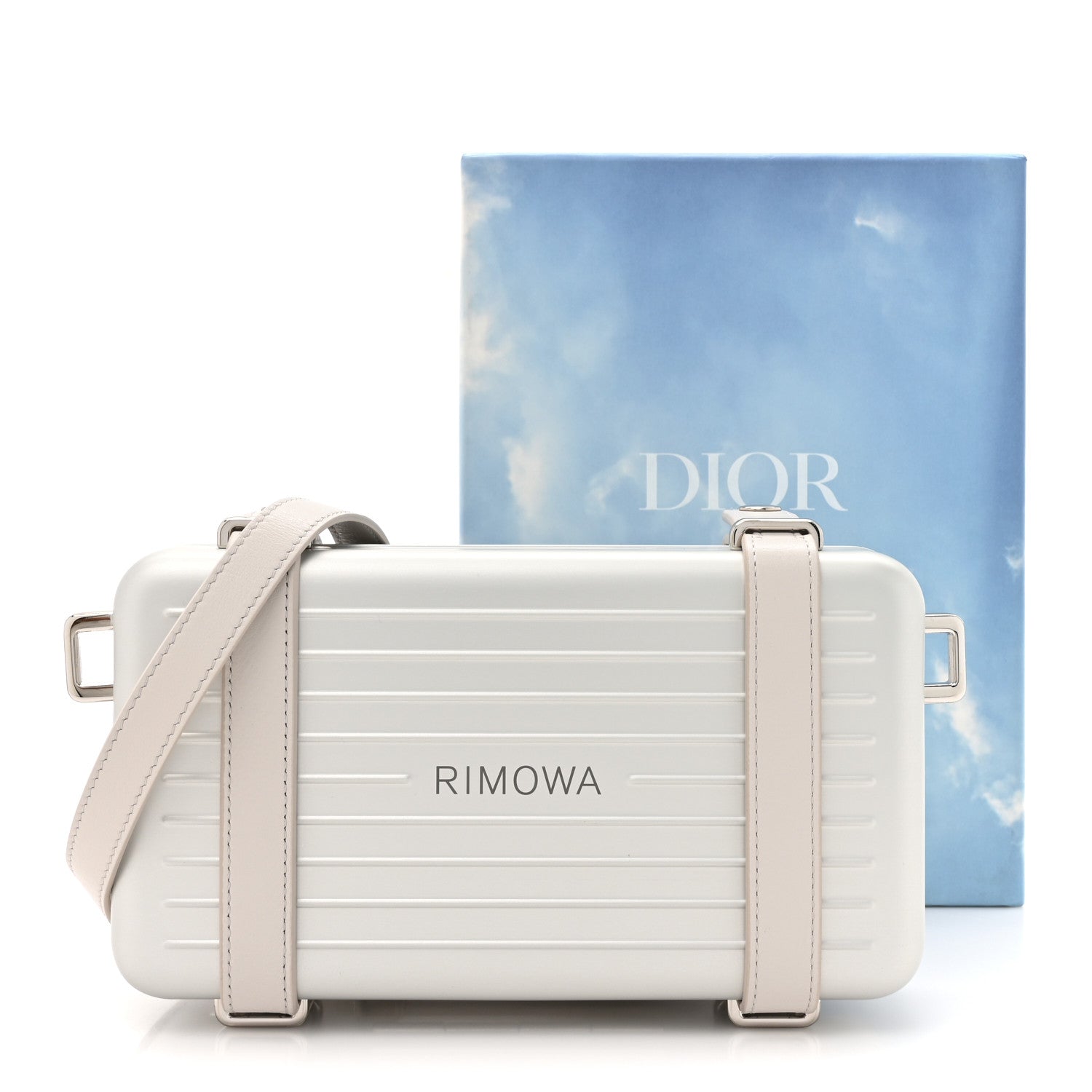 Christian Dior X RIMOWA Aluminum Personal Clutch On Strap Silver 13 of 13
