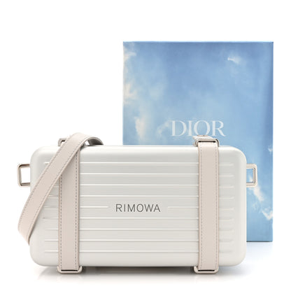 Christian Dior X RIMOWA Aluminum Personal Clutch On Strap Silver 13 of 13