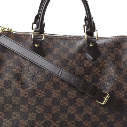 Louis Vuitton Damier Ebene Speedy Bandouliere 30 9 of 9