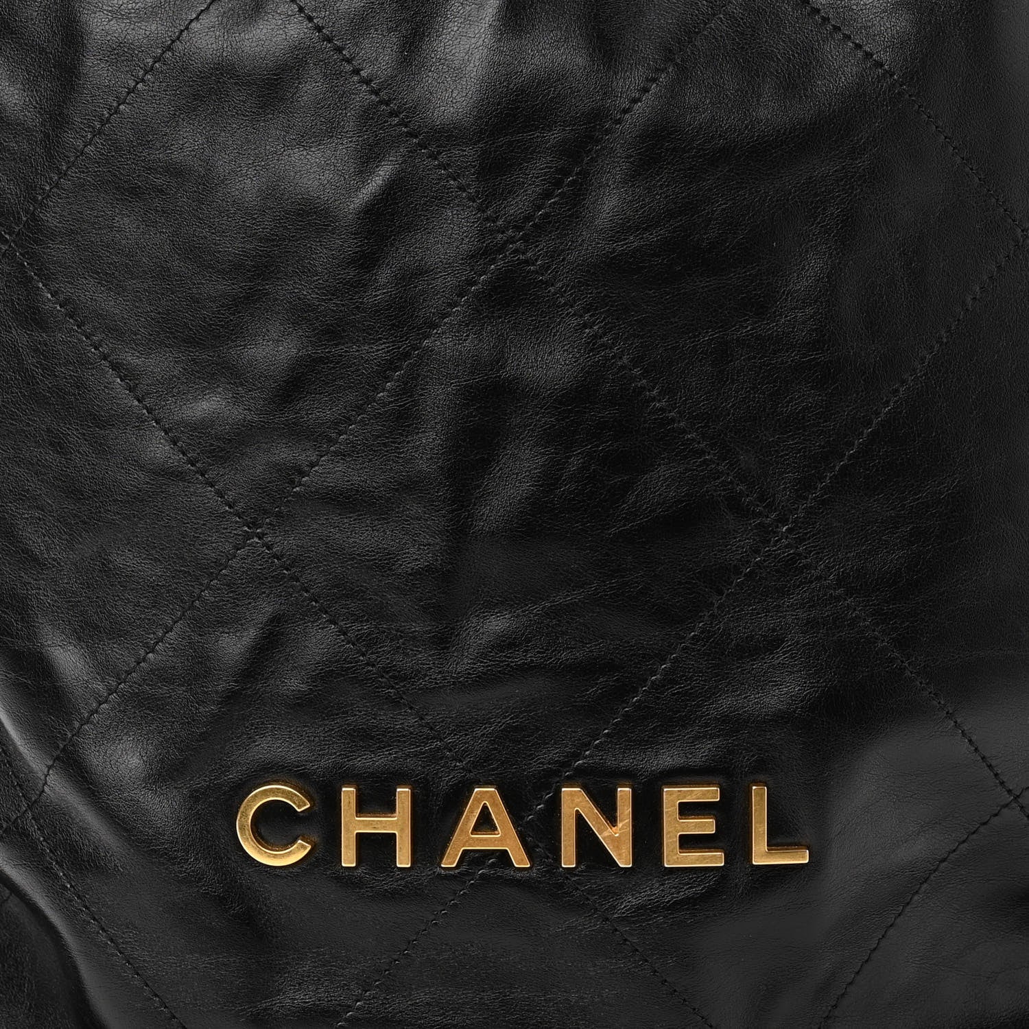 Chanel Shiny Calfskin Quilted Chanel 22 Backpack Black 8 of 10