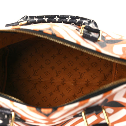 Louis Vuitton Monogram Giant Crafty Speedy Bandouliere 25 Creme Caramel 5 of 9