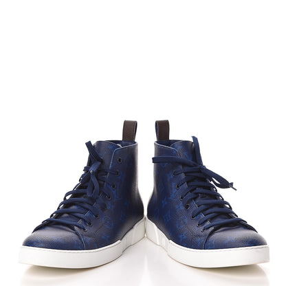 Louis Vuitton Monogram Match Up Sneakers 8 Pacific Blue 18 of 19
