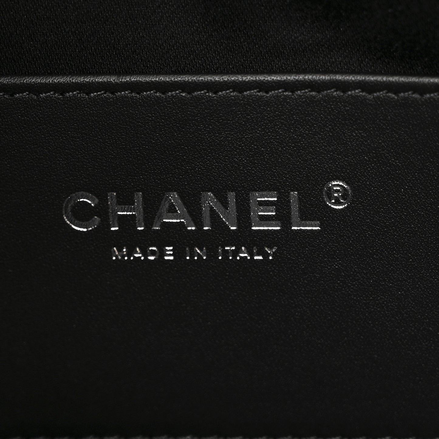 Shiny Crumpled Quilted Mini Chanel 25 Handbag Black