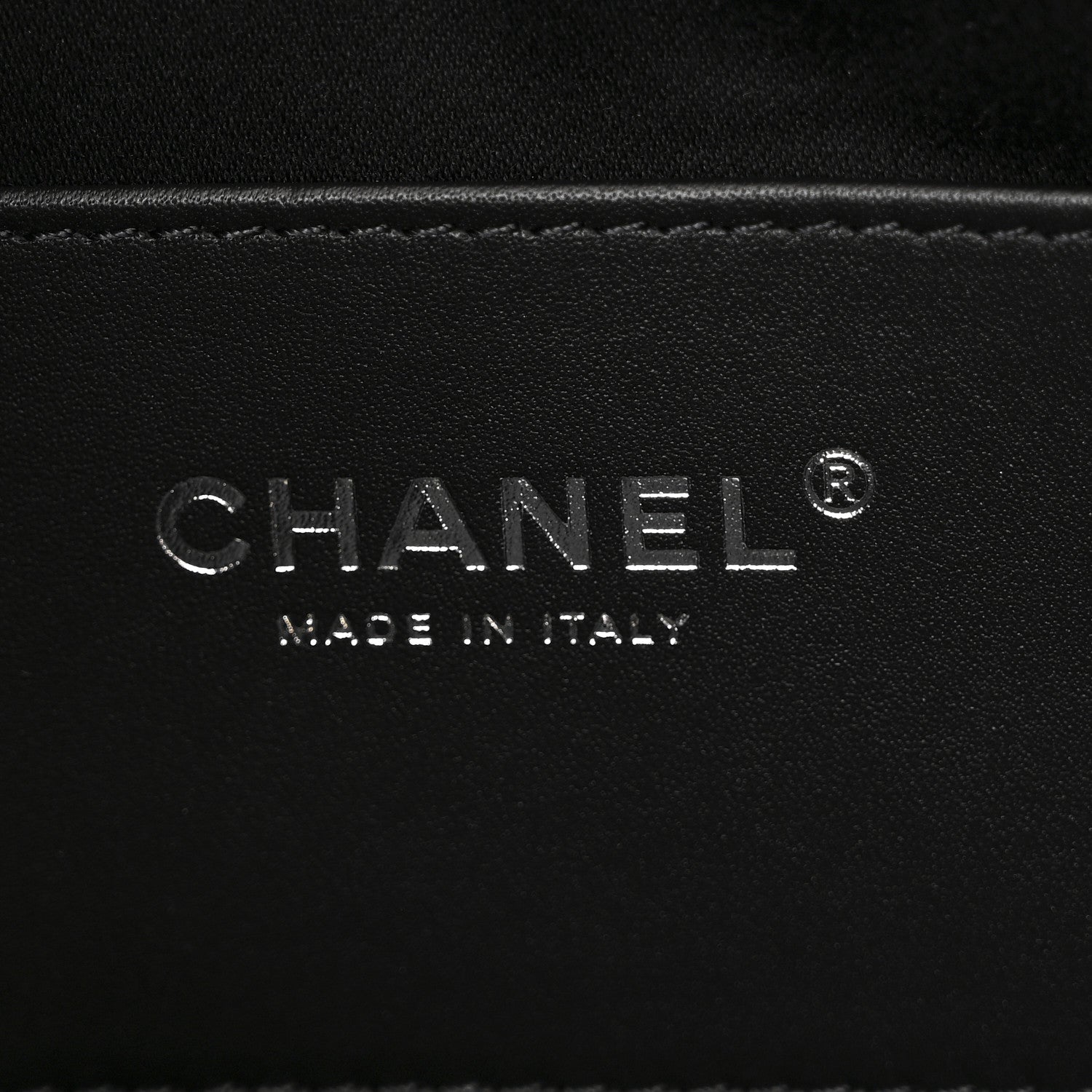 Chanel Shiny Crumpled Quilted Mini Chanel 25 Handbag Black 6 of 11