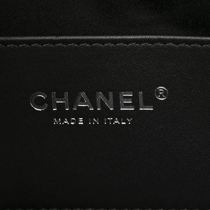 Chanel Shiny Crumpled Quilted Mini Chanel 25 Handbag Black 6 of 11
