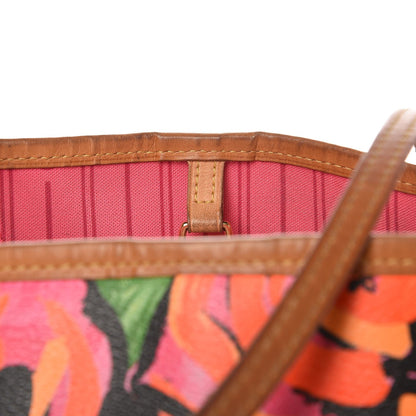Louis Vuitton Monogram Roses Neverfull MM 14 of 16