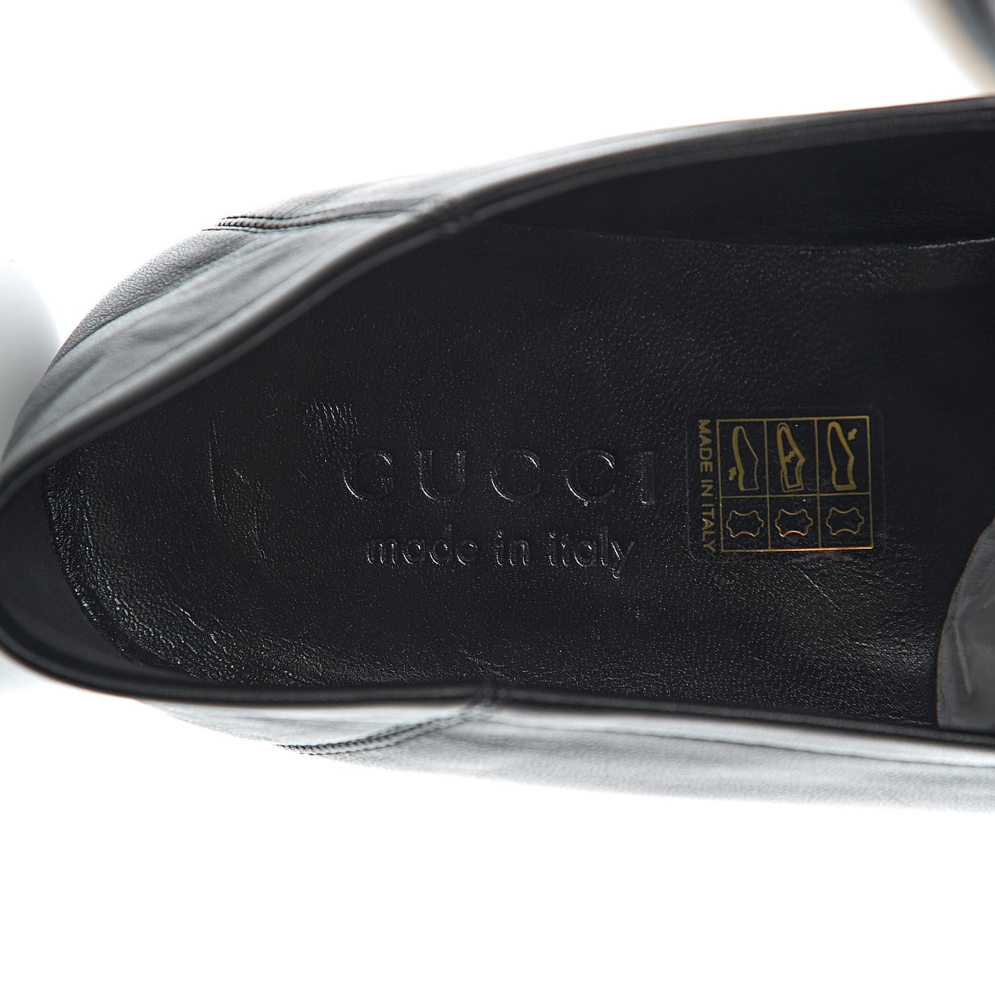 Lambskin Wolf Embroidered Mens Brixton Horsebit Loafers 9 Black