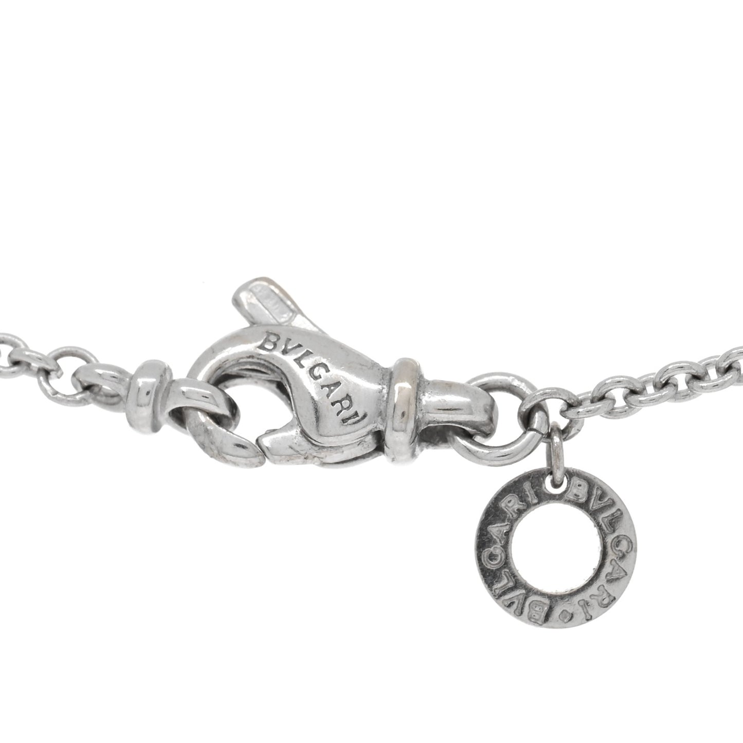 18K White Gold B.Zero1 Pendant Necklace
