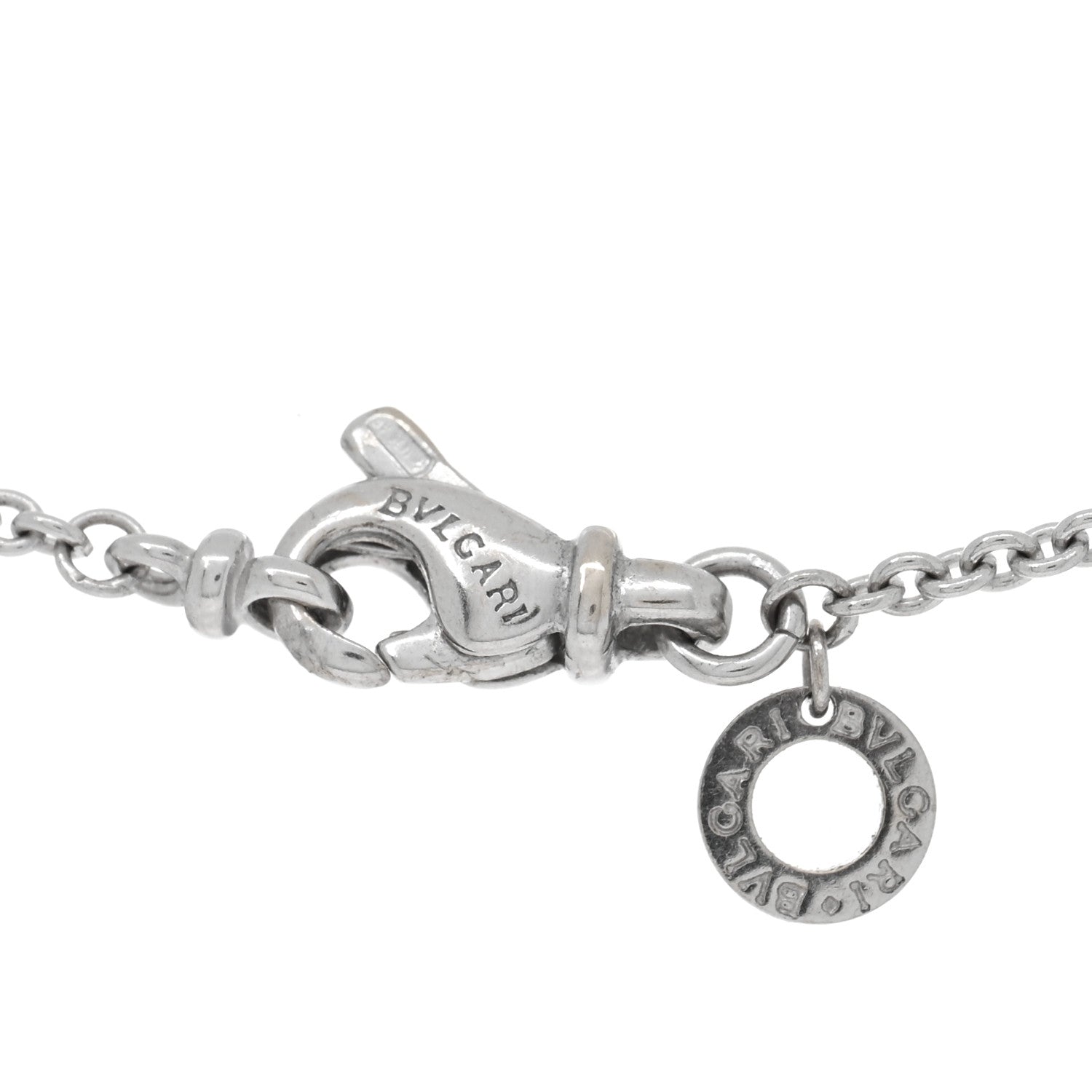 Bulgari 18K White Gold B.Zero1 Pendant Necklace 4 of 4