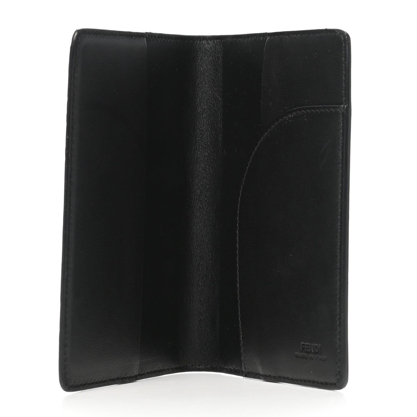 Vitello Liberty Fun Fair Embossed Passport Cover Black Multicolor