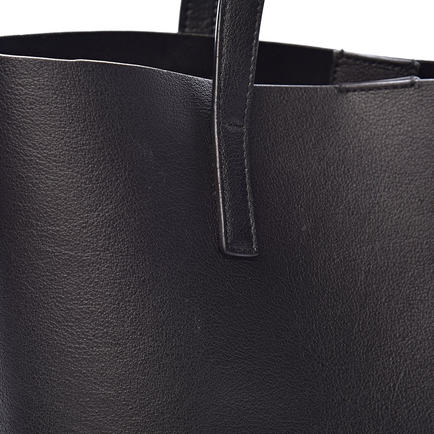 Calfskin Toy Shopping Tote Black