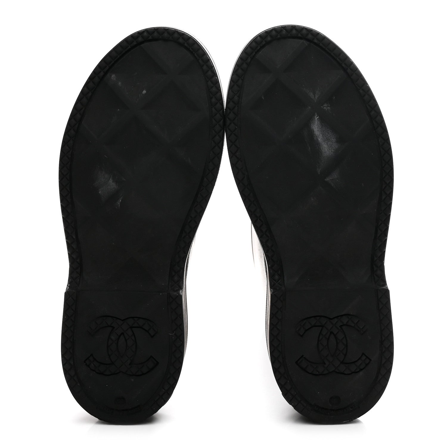 Chanel Caoutchouk CC High Boots 39 Black 6 of 9