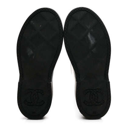 Chanel Caoutchouk CC High Boots 39 Black 6 of 9