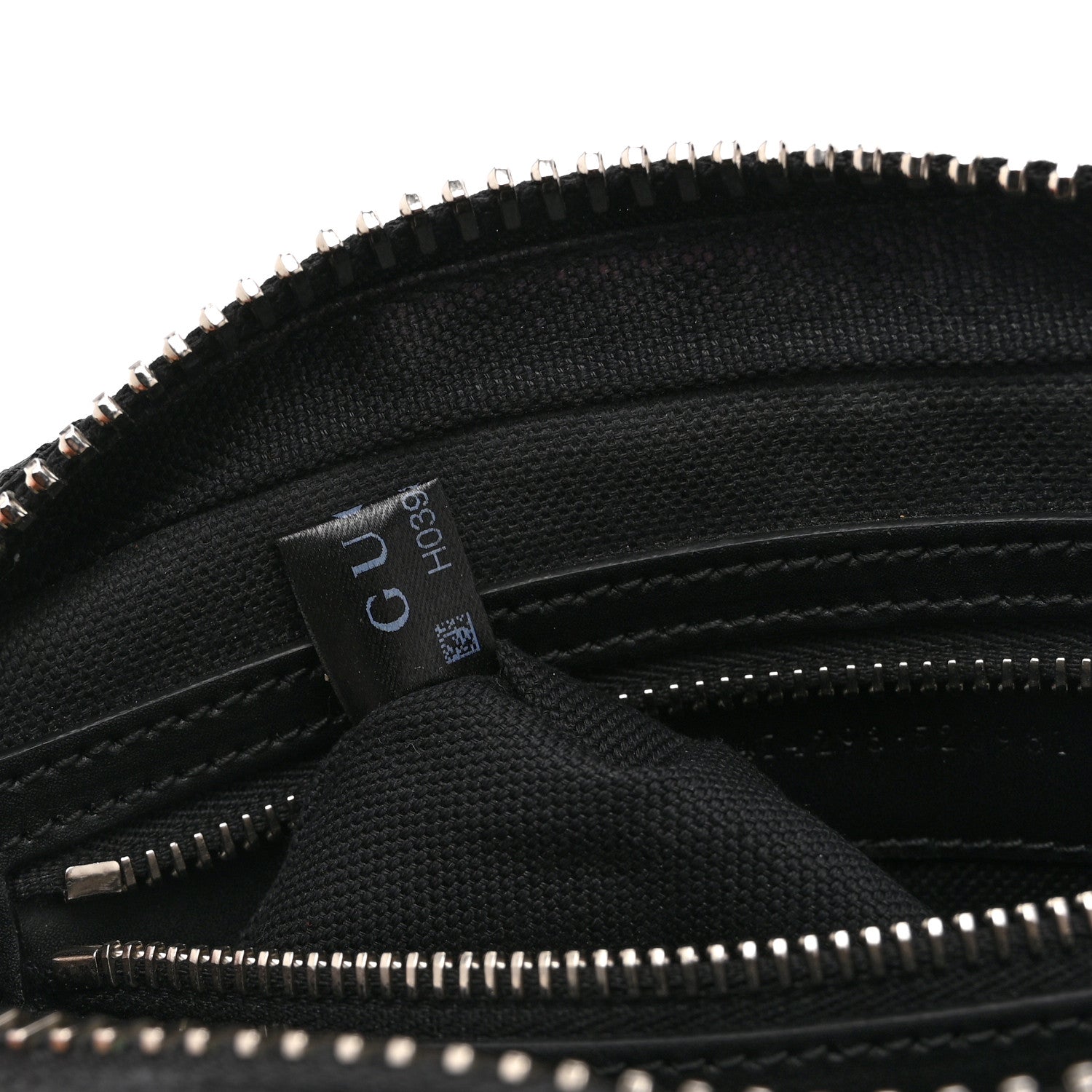 Gucci Soft GG Supreme Monogram Web Belt Bag Black Grey 8 of 11