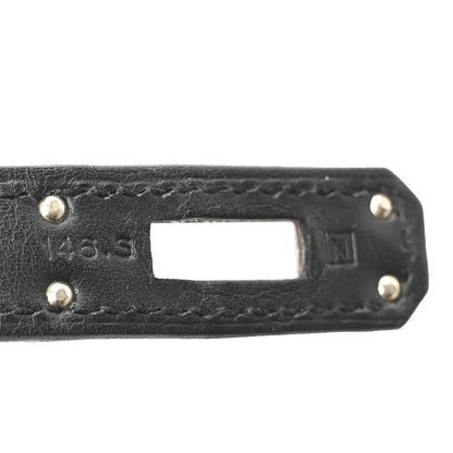 Hermes Swift Kelly Cut Clutch Pochette Black 6 of 9