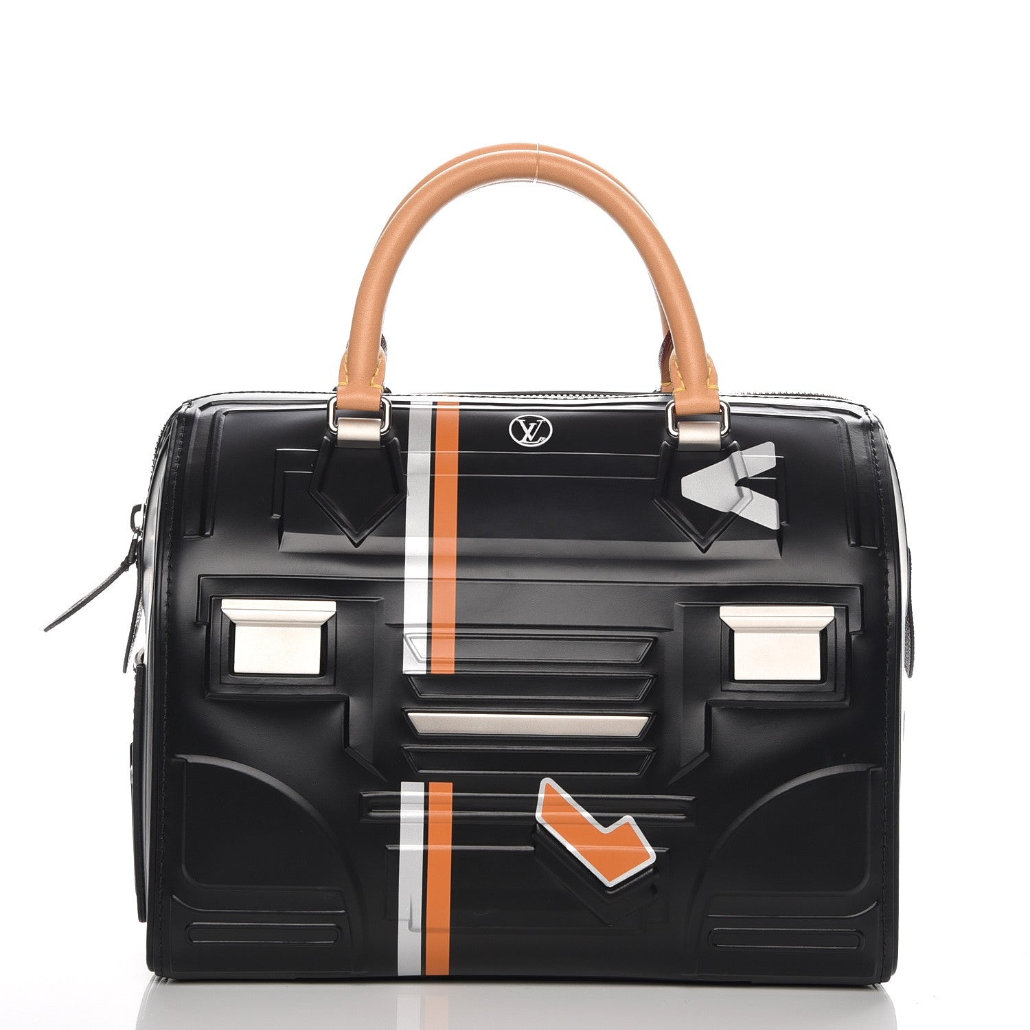 Louis Vuitton Epi Spaceship Embossed Speedy 25 Black 1 of 7
