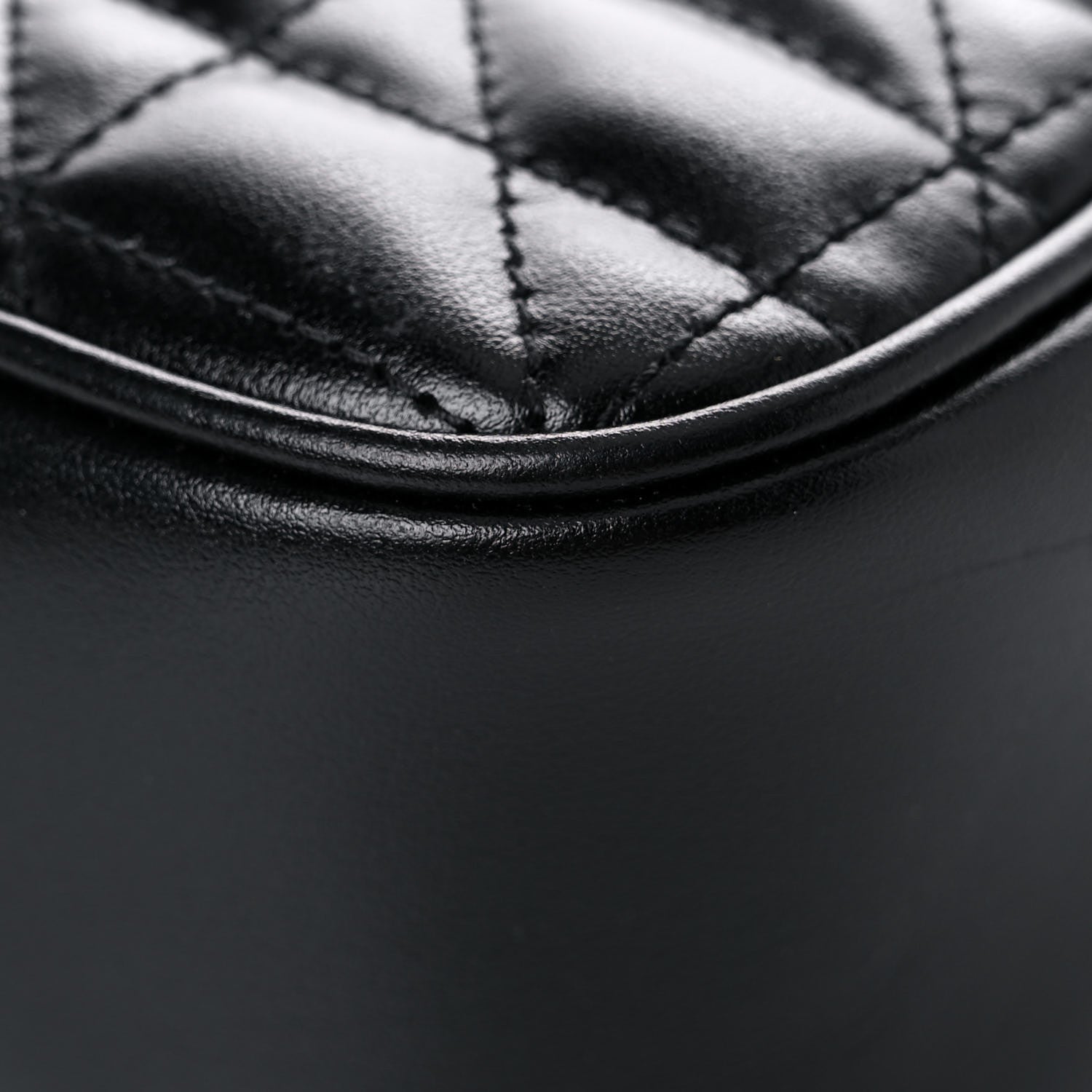 Gucci Calfskin Matelasse Aria Small GG Marmont Chain Shoulder Bag Black 13 of 13