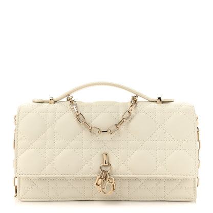 Christian Dior Lambskin Cannage Mini My Dior Bag Latte 1 of 17