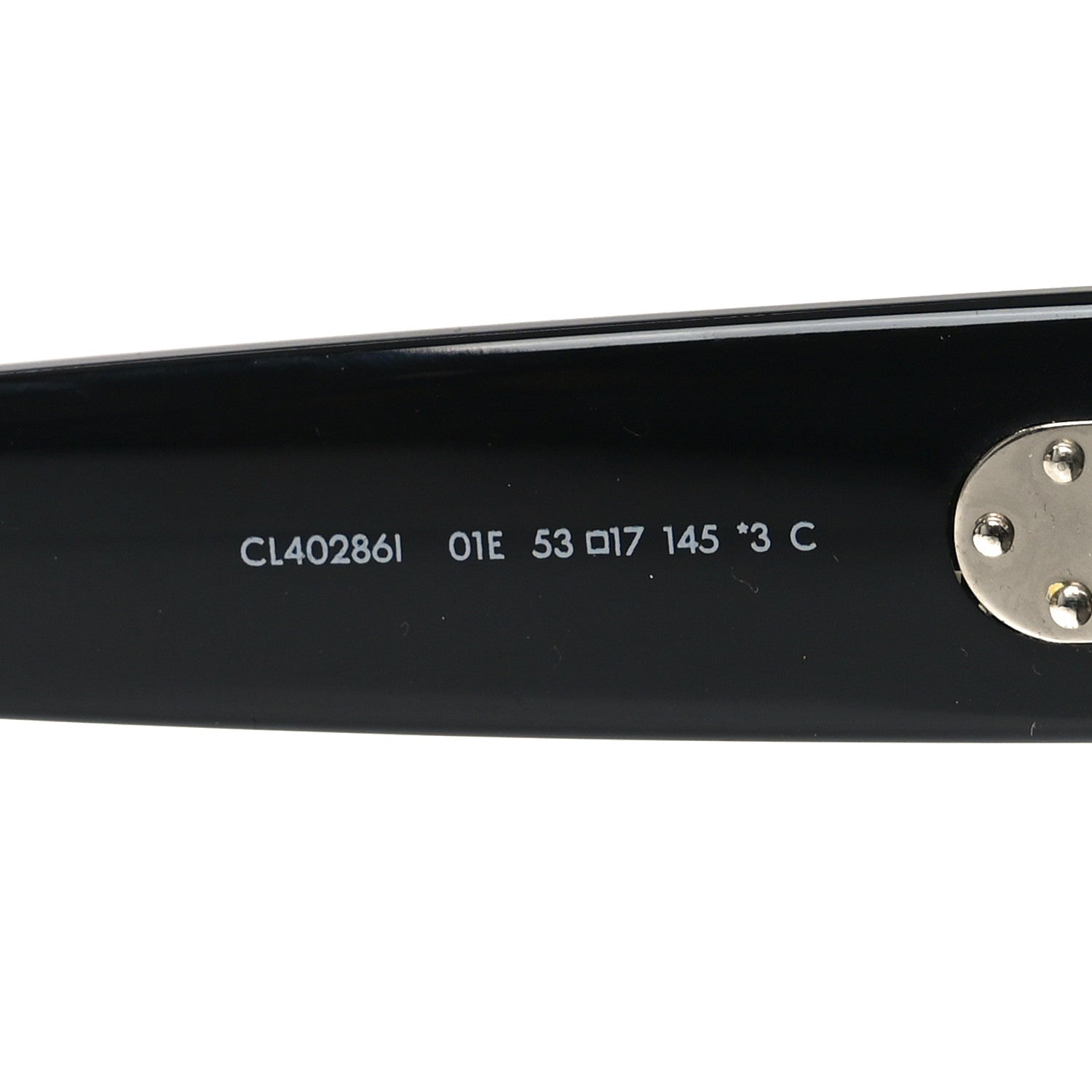 Celine Acetate 3 Dots Sunglasses CL402861 Black 6 of 7