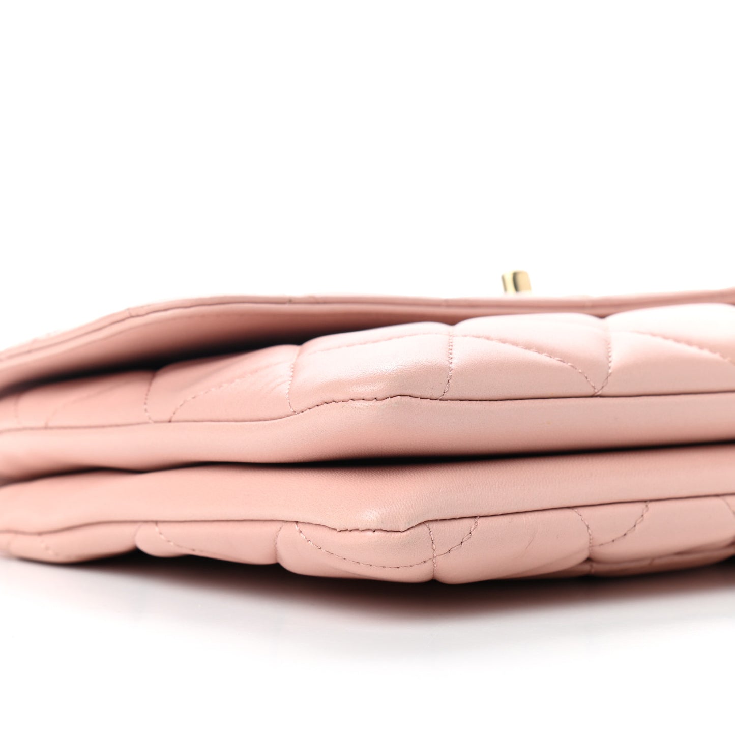 Lambskin Quilted Medium Trendy CC Flap Pink