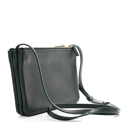 Celine Lambskin Small Trio Crossbody Bag Amazone 3 of 12