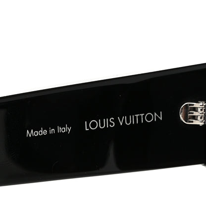 Louis Vuitton Acetate LV Clash Pearls & Strass Sunglasses Z2396W Black 5 of 7