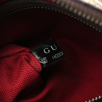 Gucci X DISNEY GG Supreme Monogram Donald Duck Small Interlocking G Belt Bag 80 32 Beige Multicolor New Acero 7 of 10