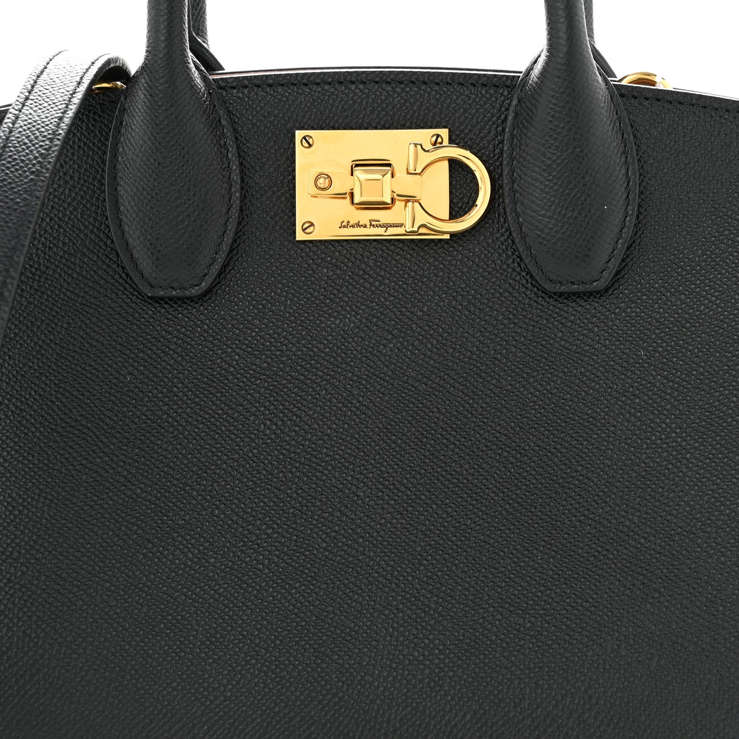 Calfskin Small The Studio Box Bag Black