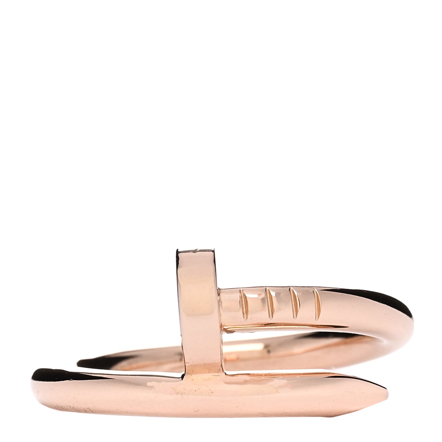 18K Pink Gold Juste Un Clou Ring 55 7.25