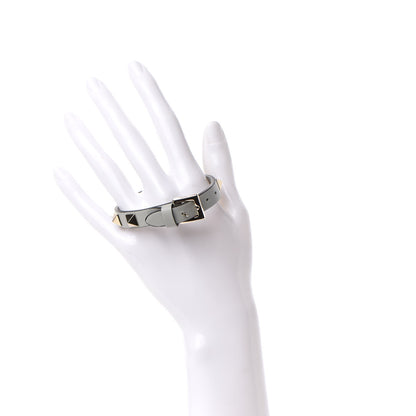 Valentino Garavani Vitello Rockstud Bracelet Opal Grey 2 of 4