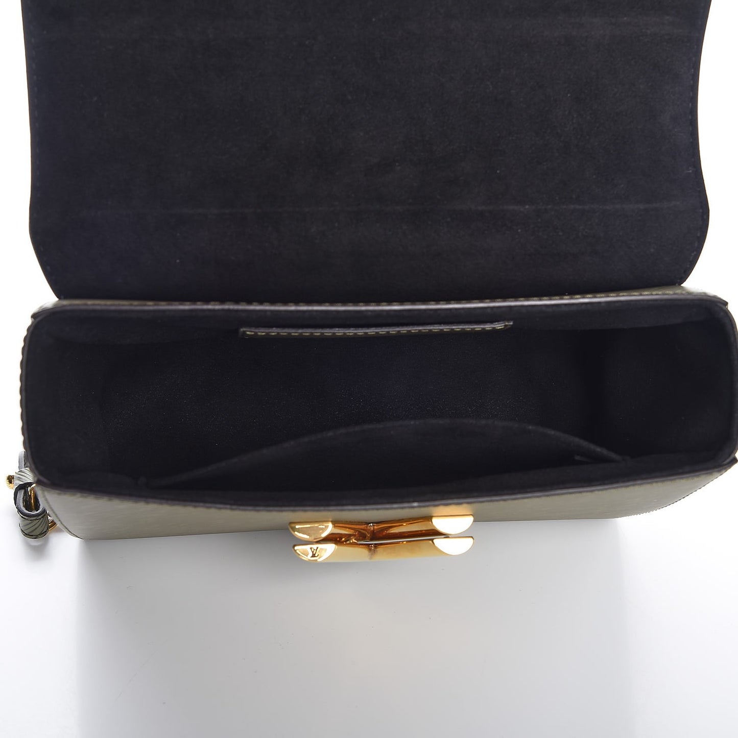 Epi Monogram Kabuki Twist Shoulder Bag MM Green