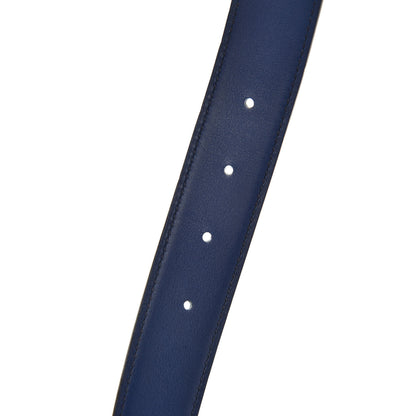 Hermes Epsom Swift 32mm Belt Strap 75 Colvert Bleu Saphir 3 of 5
