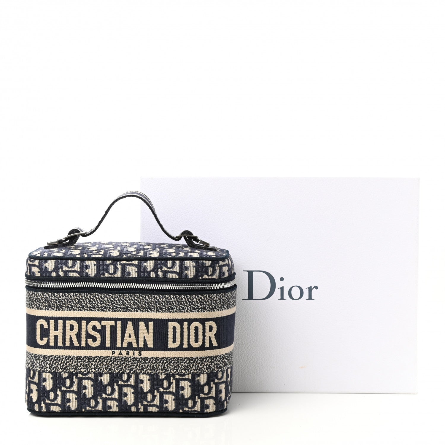 Christian Dior Oblique Diortravel Vanity Case Blue 10 of 10