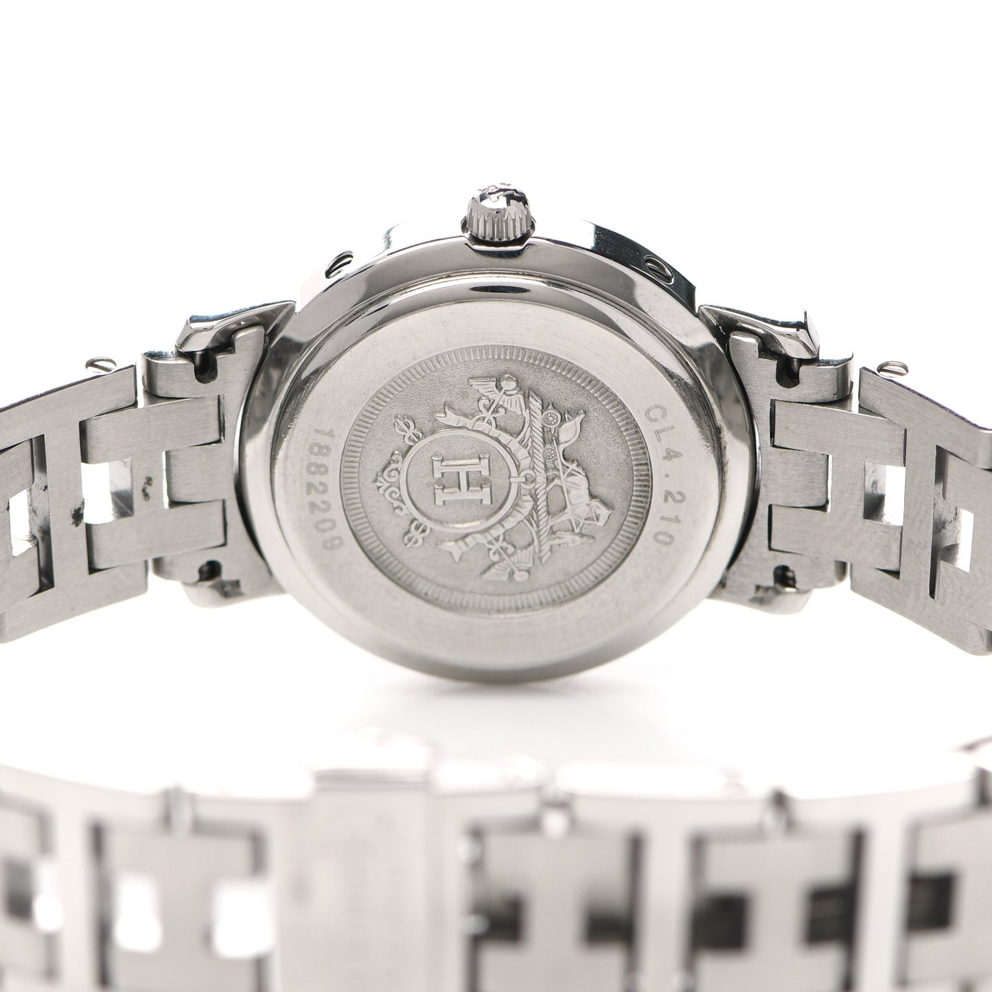 Stainless Steel 24mm Clipper Quartz Watch White