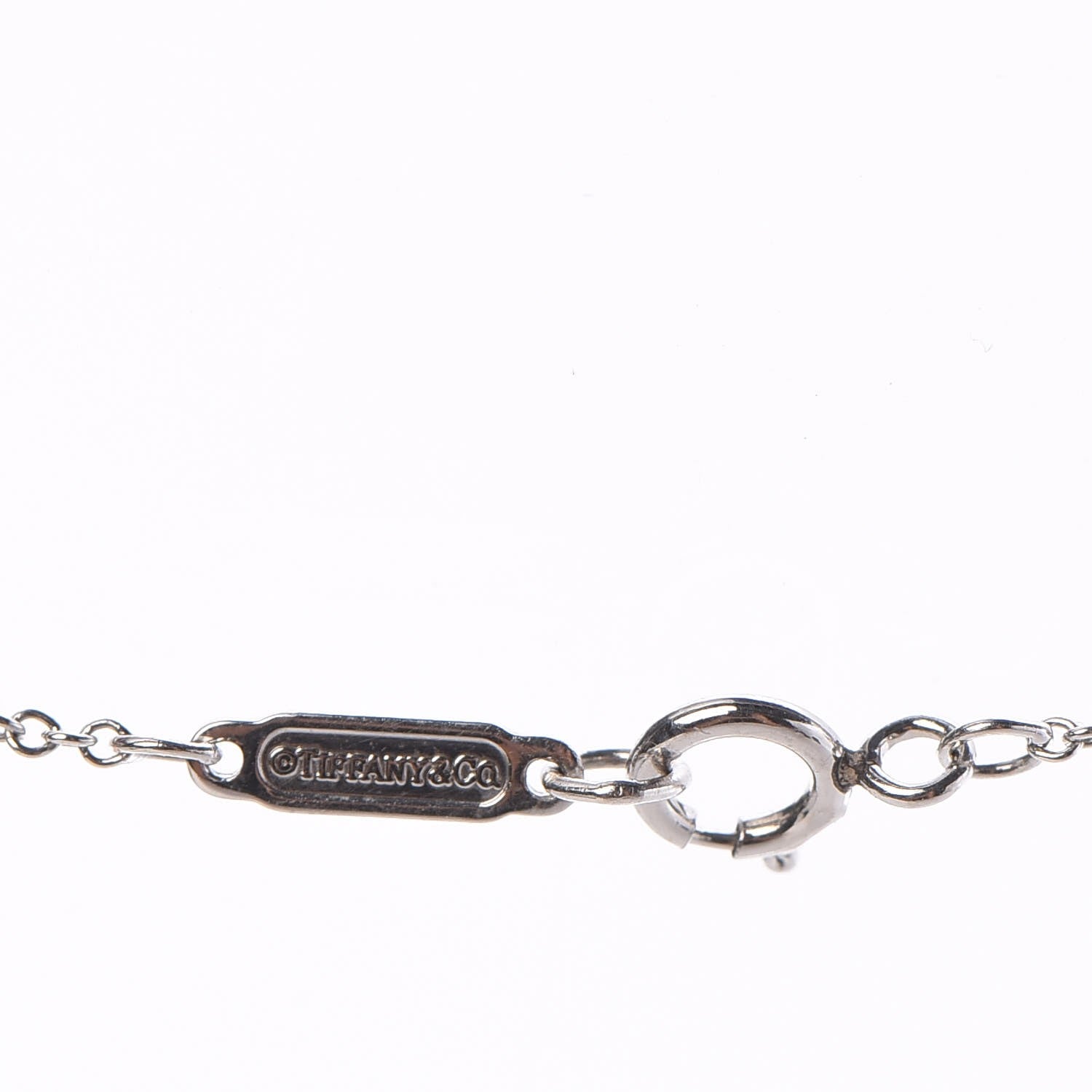 Tiffany Platinum Diamond Soleste Pendant Necklace 6 of 7