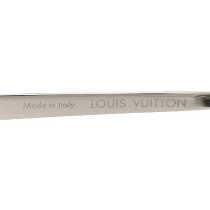 Louis Vuitton Metal My Monogram Fame Rectangle Sunglasses Z2487U Silver 5 of 7
