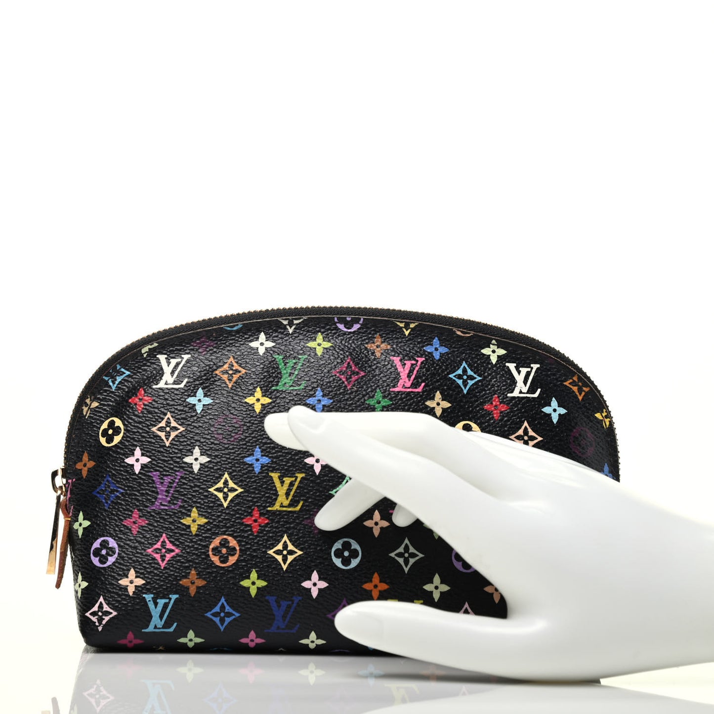 Monogram Multicolor Cosmetic Pouch Black Grenade