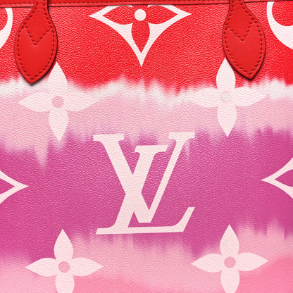 Louis Vuitton Monogram Escale Neverfull MM Rouge 11 of 13