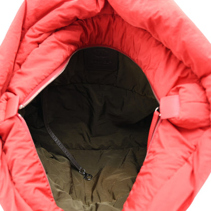 Chanel Nylon Quilted Large Coco Cocoon Tote Red 5 of 10