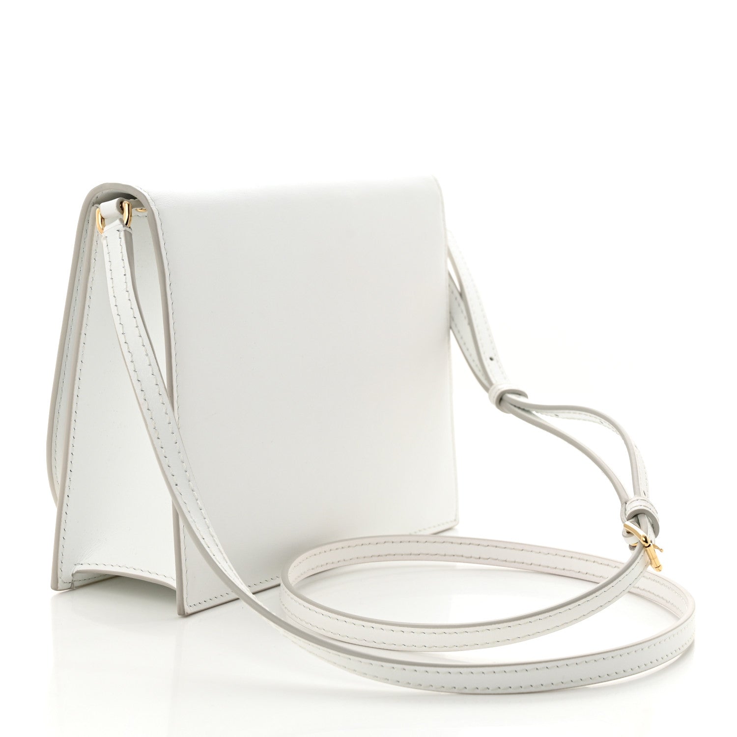 Dolce & Gabbana Calfskin DG Logo Flap Crossbody Bag White 3 of 9