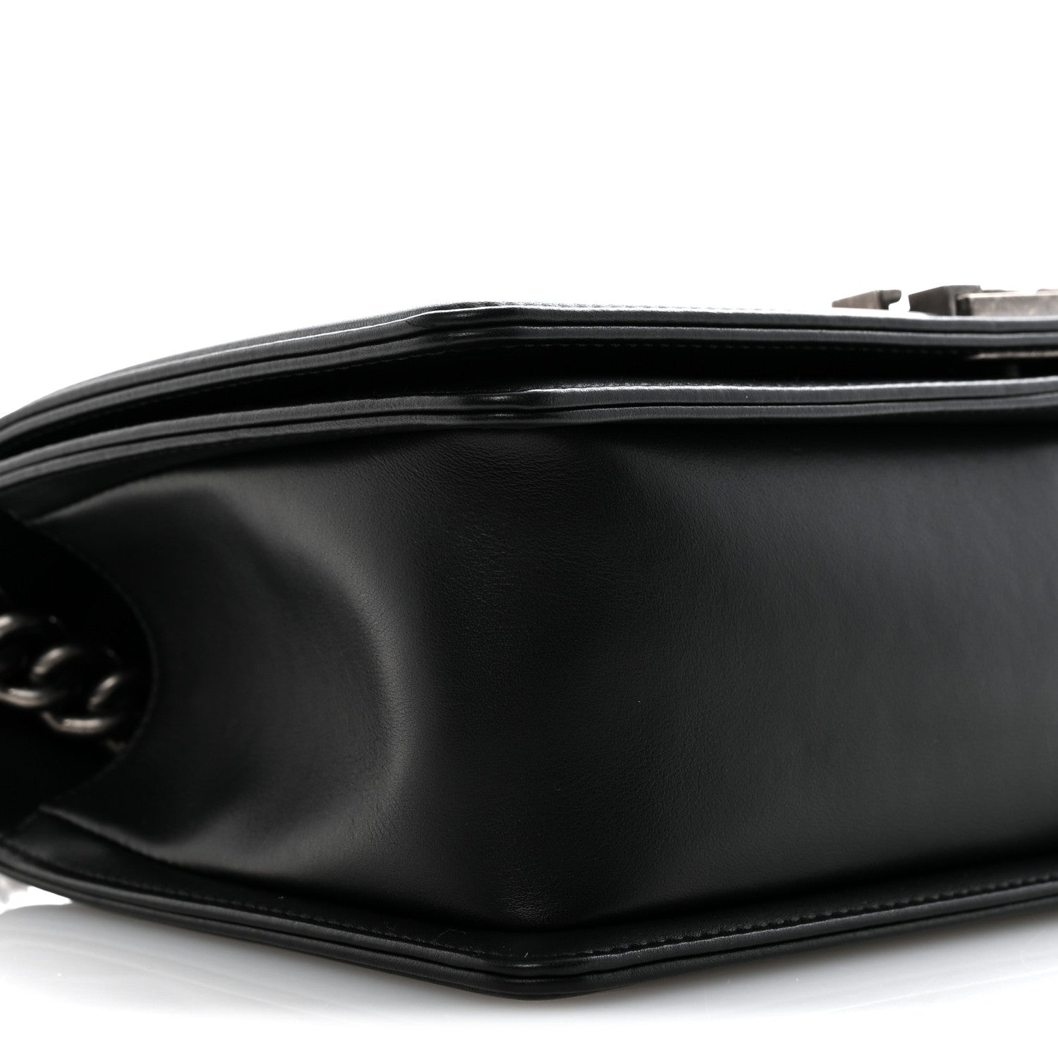 Chanel Calfskin Quilted Medium Boy Flap Black 9 of 11
