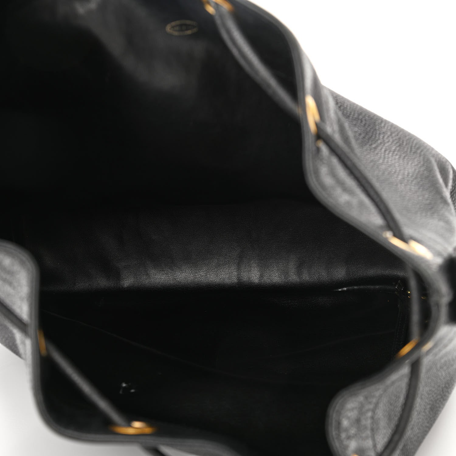 Chanel Caviar CC Drawstring Shoulder Bag Black 5 of 12